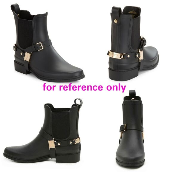 Karl Lagerfeld|Lou Black Rain Booties, 8 - Picture 12 of 12